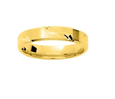 Alliance homme or jaune