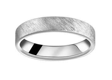 Alliance homme or blanc