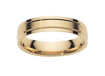 Alliance homme or jaune