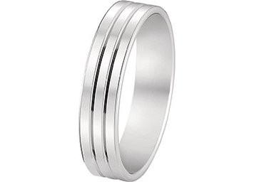 Alliance homme or blanc