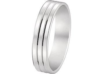 Alliance homme or blanc