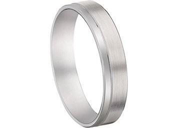 Alliance homme or blanc