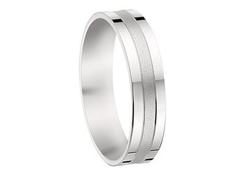 Alliance homme or blanc