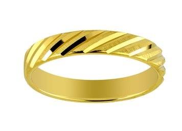 Alliance homme or jaune