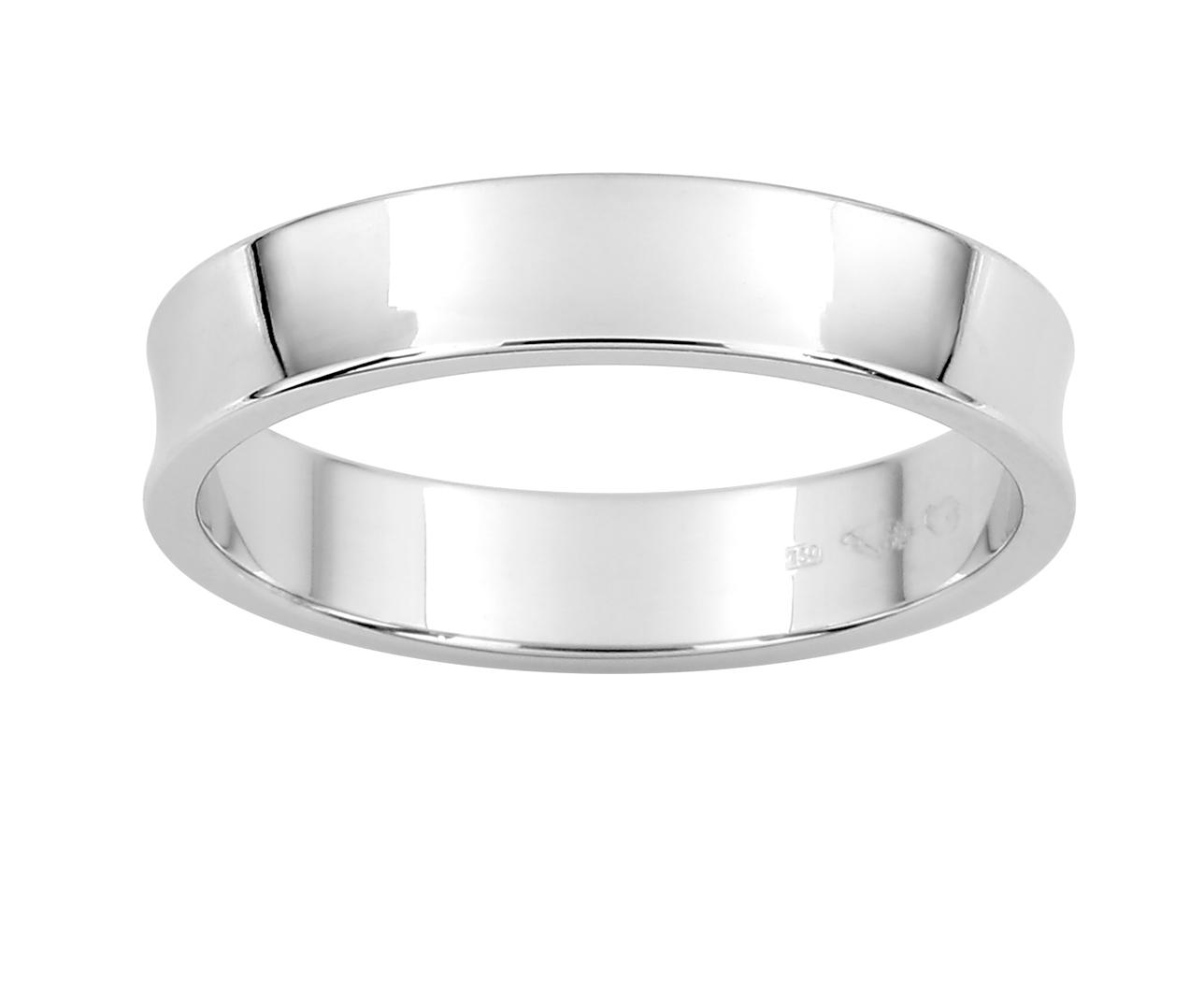 Alliance homme or blanc