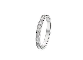 Alliance diamants or blanc