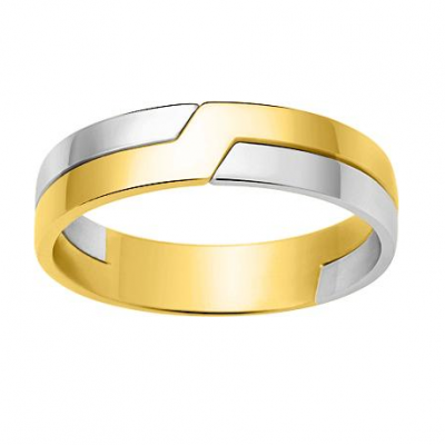 Alliance or bicolore homme 