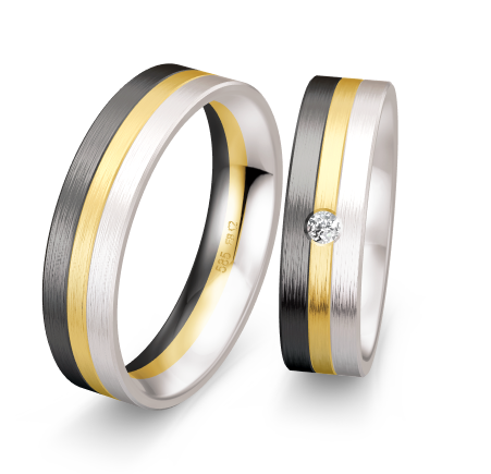 Alliance tricolore homme et dame 