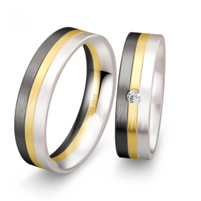 Alliance tricolore homme et dame 