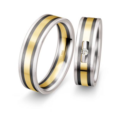 Alliance tricolore homme et dame 