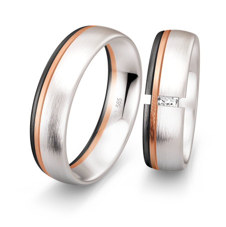 Alliance tricolore homme et dame 