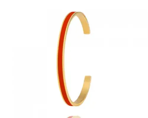 Bijouterie bracelet orange fantaisie femme louise garden 400x400 crop center