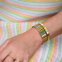 Bracelet colormind midi club citron simone a bordeaux