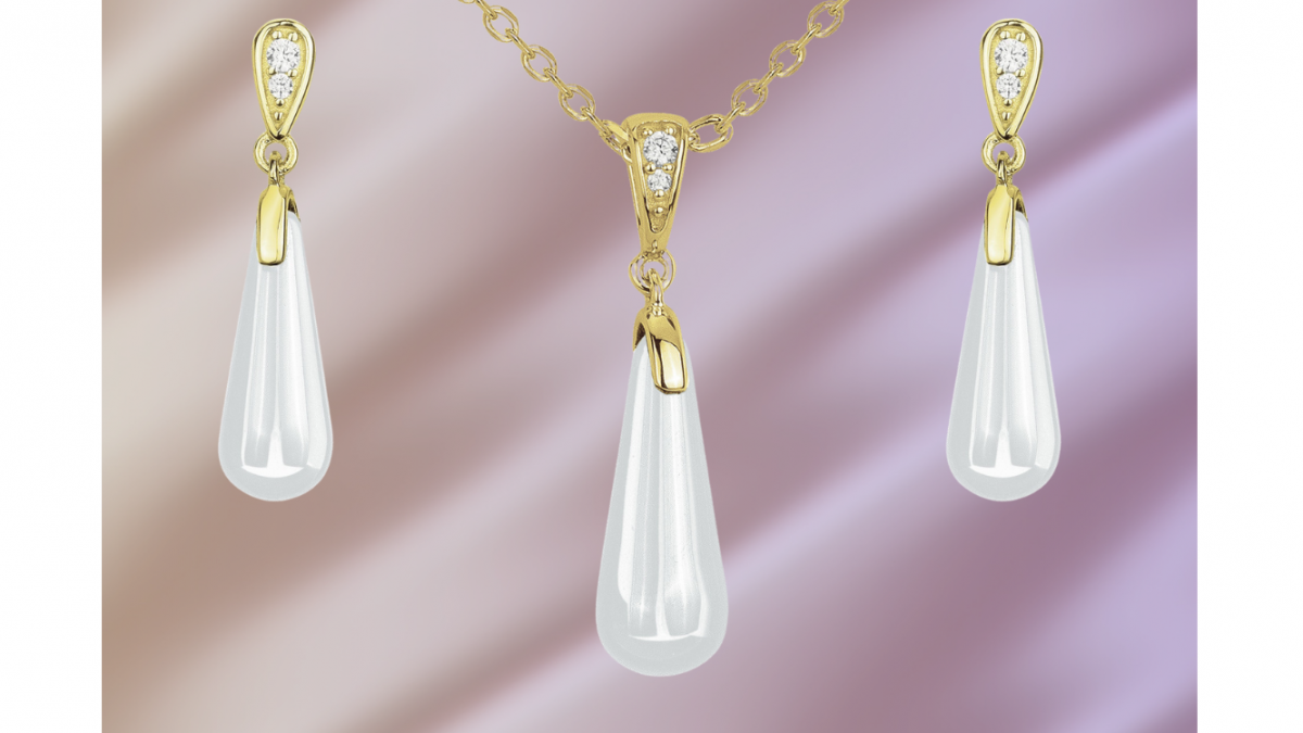 Bijoux Plaqué or et Céramique